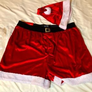 Santa Boxers and Cap Size L